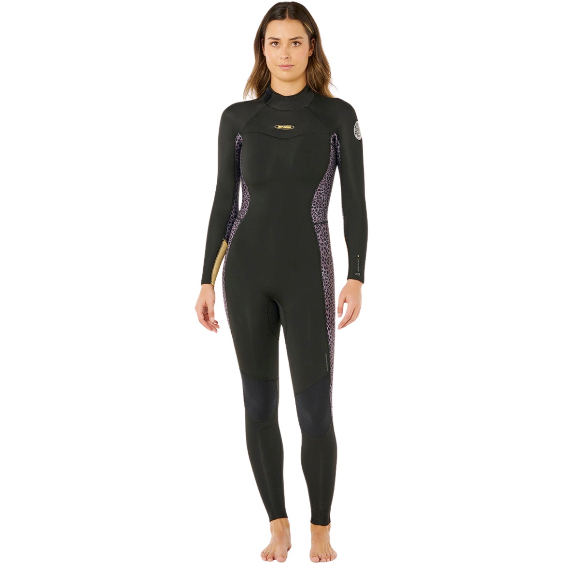 2026 Rip Curl Mujer Dawn Patrol 4/3mm Back Zip Neopreno 163WFS - Natural